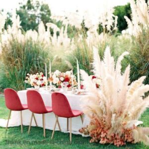 pampas grass wedding table decor